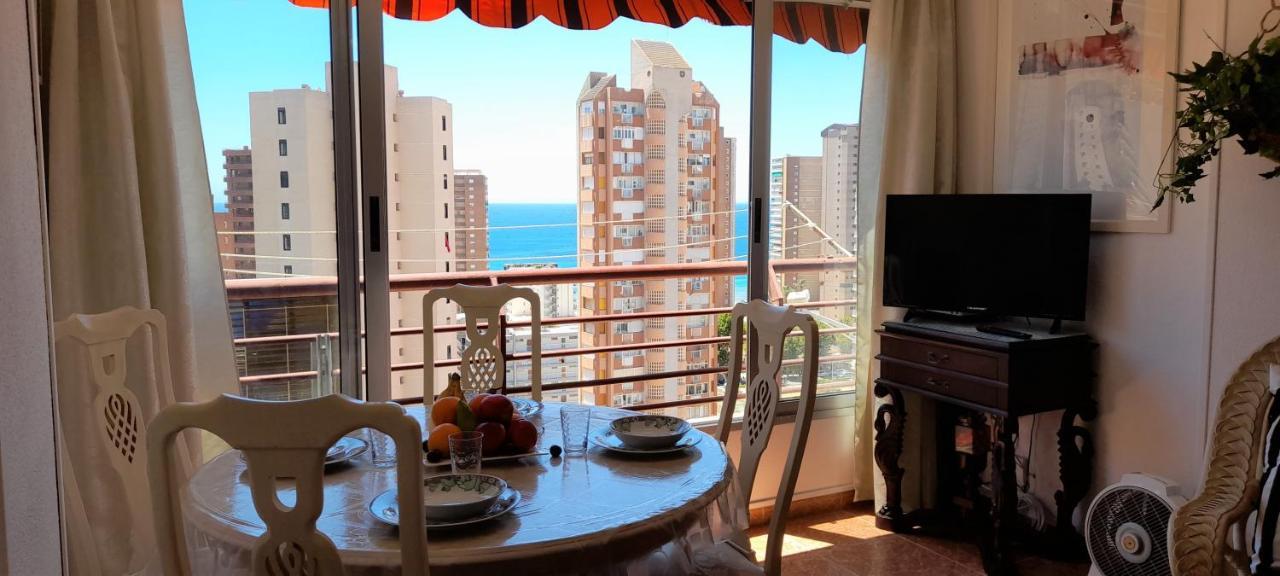 Apartment Sea View II In Rincon De Loix -Free Parking, Wi-Fi, Pool, New Air Conditioning ベニドルム エクステリア 写真