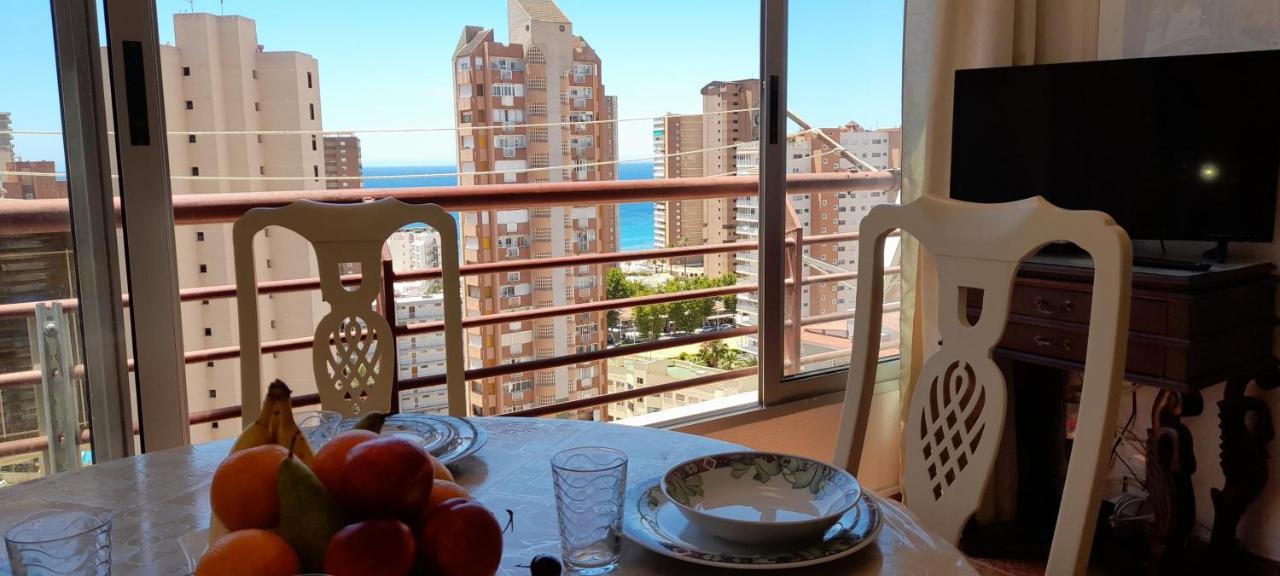 Apartment Sea View II In Rincon De Loix -Free Parking, Wi-Fi, Pool, New Air Conditioning ベニドルム エクステリア 写真