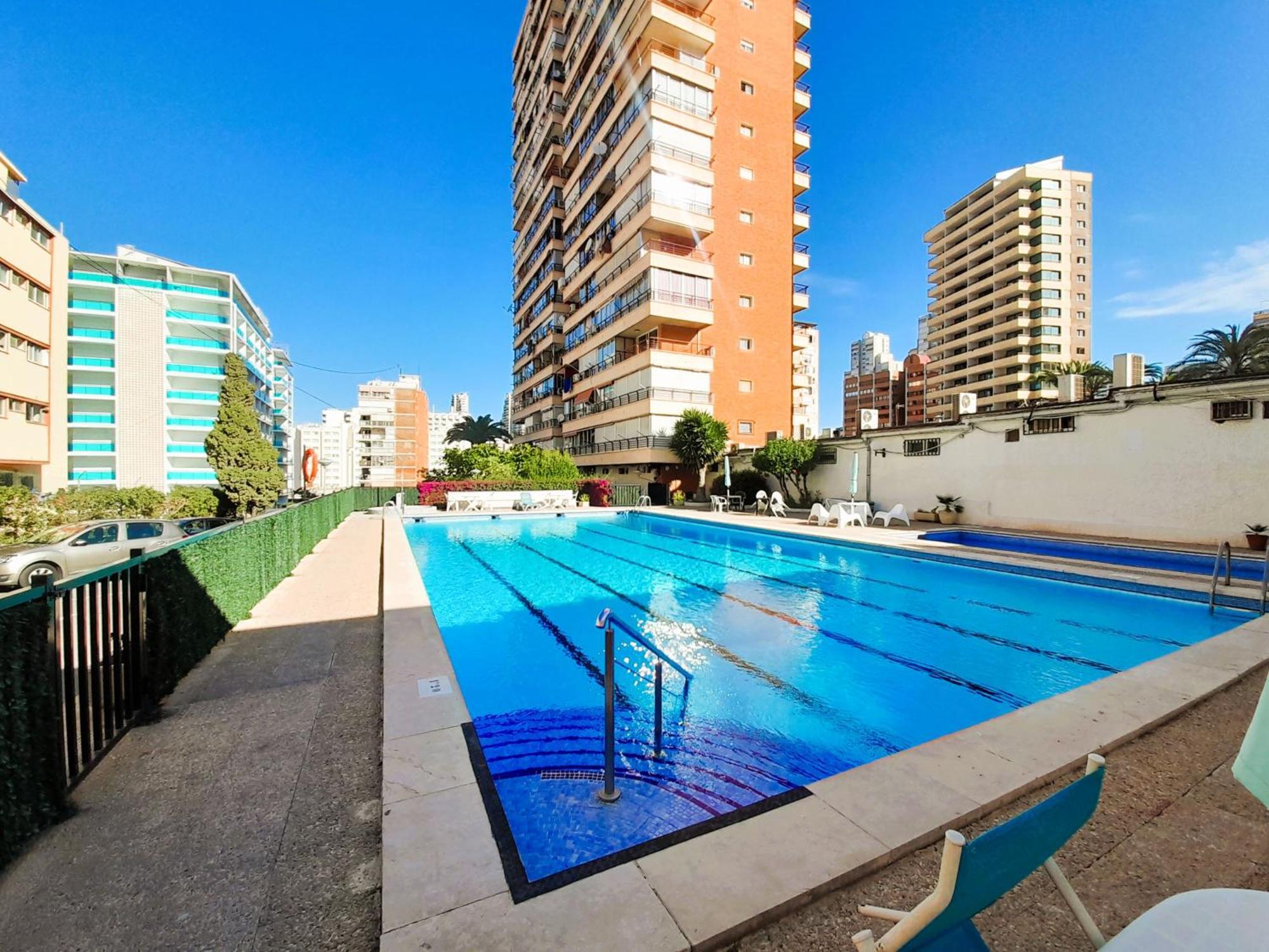 Apartment Sea View II In Rincon De Loix -Free Parking, Wi-Fi, Pool, New Air Conditioning ベニドルム エクステリア 写真