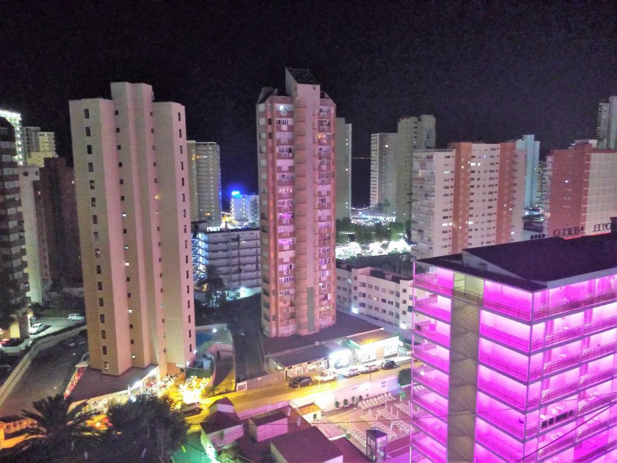 Apartment Sea View II In Rincon De Loix -Free Parking, Wi-Fi, Pool, New Air Conditioning ベニドルム エクステリア 写真