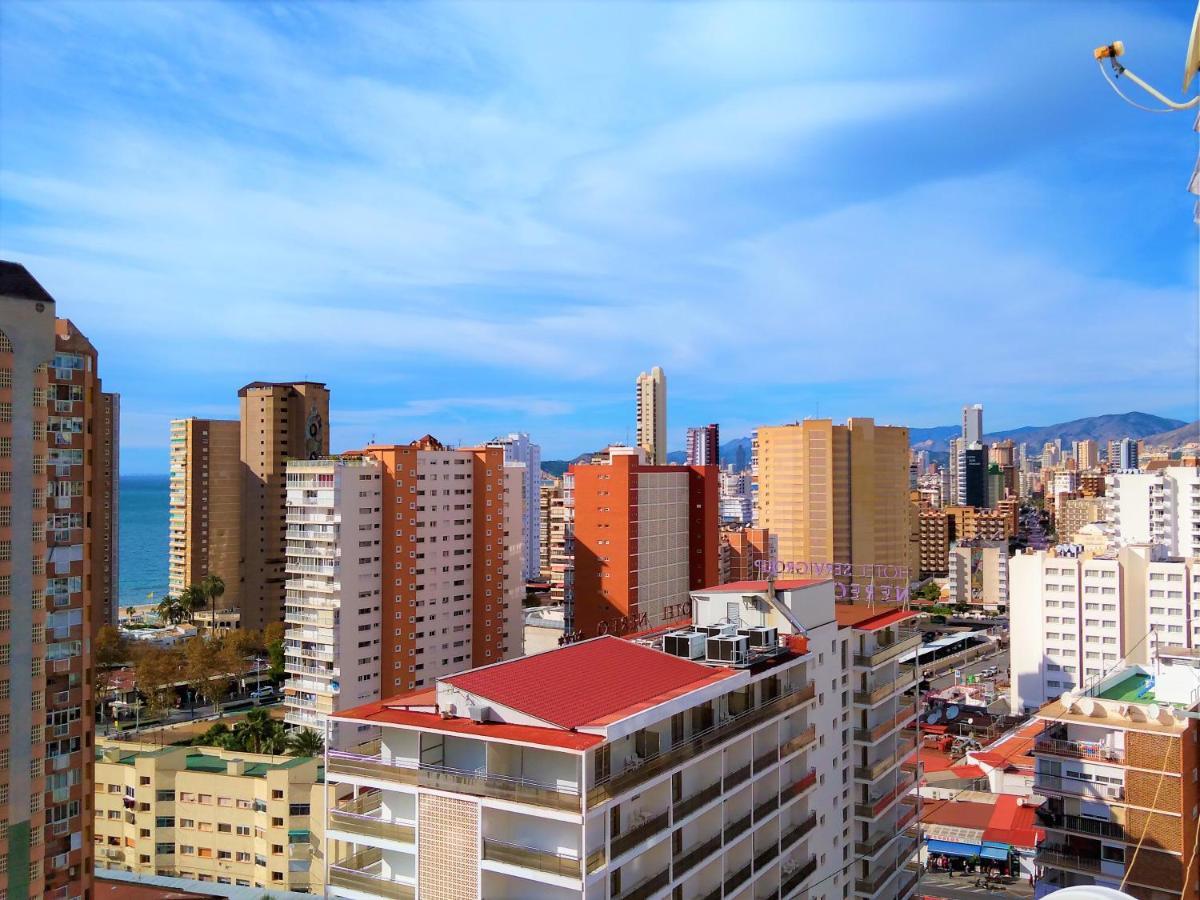 Apartment Sea View II In Rincon De Loix -Free Parking, Wi-Fi, Pool, New Air Conditioning ベニドルム エクステリア 写真